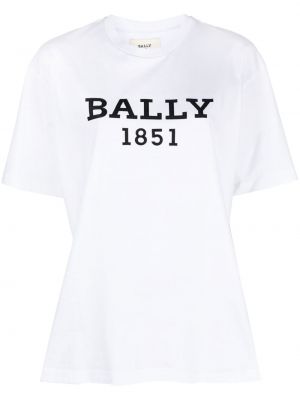 T-shirt à imprimé Bally blanc