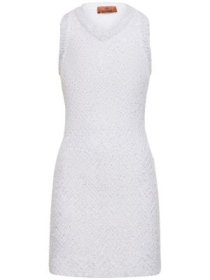 Mini šaty Missoni bílé