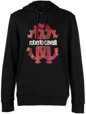 Hoodie Roberto Cavalli svart