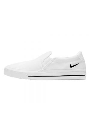 Слипоны без шнуровки Nike белые