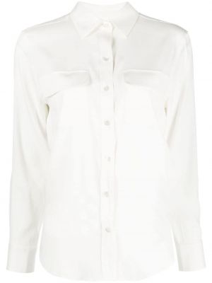 Šilkinė marškiniai Paula balta