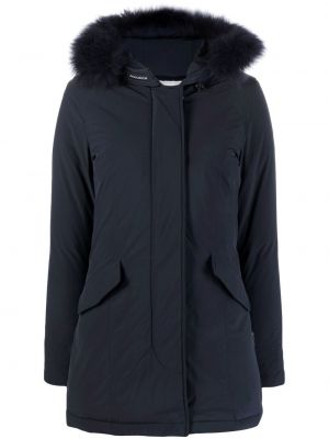 Пухено яке Woolrich синьо