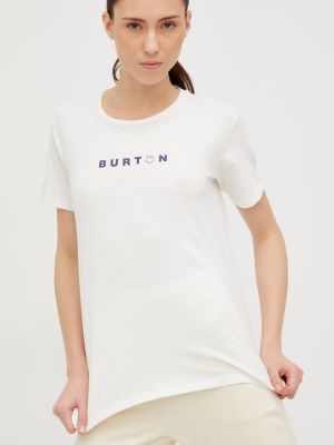 Хлопковая футболка Burton белая