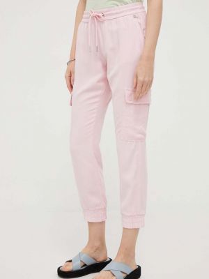 Kalhoty Rich & Royal růžové