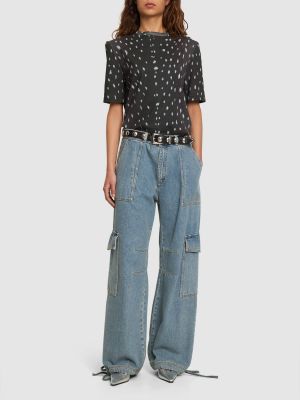 Jeansy relaxed fit Moschino