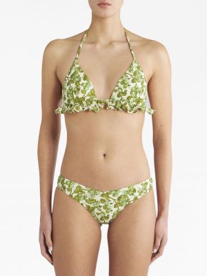 Bikini à imprimé Etro vert
