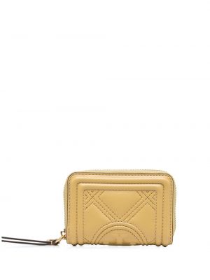 Liten lommebok Tory Burch gul