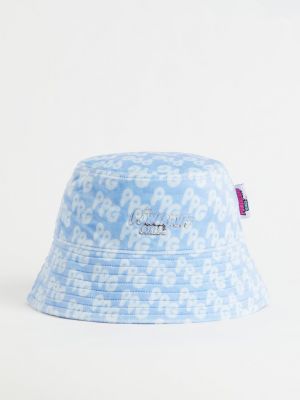 Велюровая шапка H&m голубая