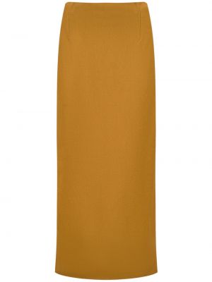 Midi sukně 12 Storeez žluté