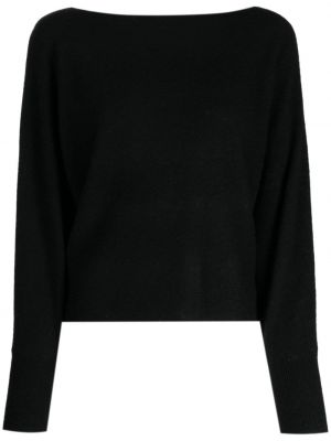 Кашмирен пуловер Crush Cashmere черно
