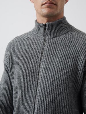 Veste en tricot French Connection gris