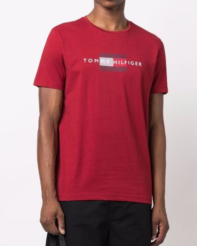 Camiseta Tommy Hilfiger rojo