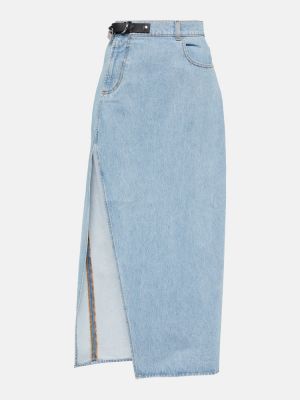 Asimetriškas džinsinis sijonas Jw Anderson mėlyna