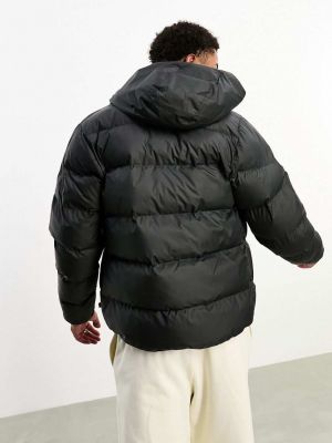 Утепленная куртка с капюшоном Nike черная