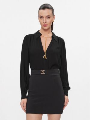 Блуза Elisabetta Franchi черно