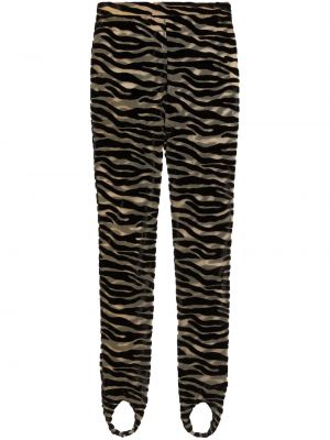 Leggings cu imagine cu model zebră Gucci