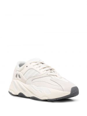 Sneakersy z siateczką Adidas Yeezy białe