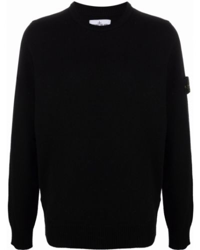 Pullover mit rundem ausschnitt Stone Island schwarz