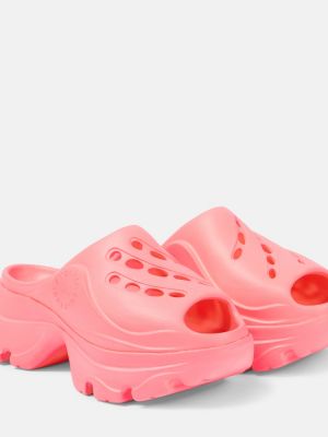 Πέδιλα clogs Adidas By Stella Mccartney ροζ