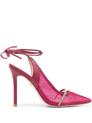 Кожени полуотворени обувки Dee Ocleppo розово