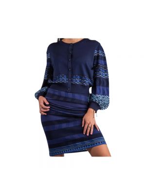 Sukienka mini Diane Von Furstenberg - Niebieski