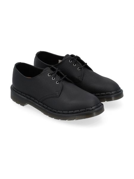 Zapatos derby de cuero Dr. Martens negro