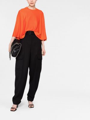 High waist bluse mit drapierungen Stella Mccartney orange