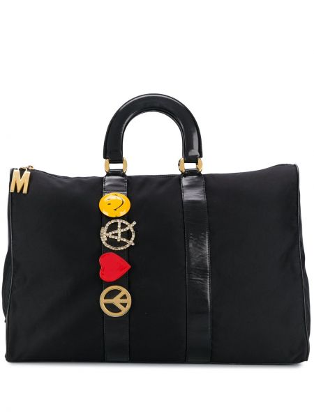 Broszka Moschino Pre-owned - сzarny