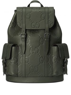 Leder rucksack Gucci grün