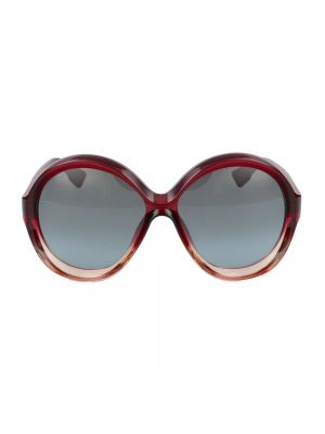 Okulary przeciwsłoneczne Dior czerwone