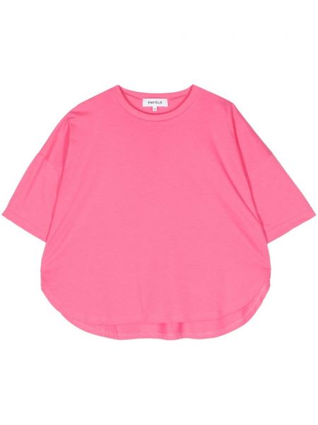 Μπλούζα σε φαρδιά γραμμή Enföld ροζ