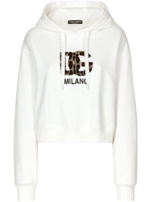 Βαμβακερός φούτερ με κουκούλα Dolce & Gabbana