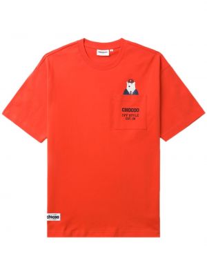Kokvilnas t-krekls Chocoolate sarkans