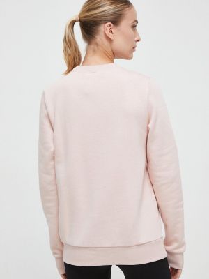 Hanorac din fleece cu imagine Reebok roz