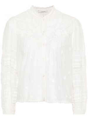 Блуза с дантела Dorothee Schumacher бяло