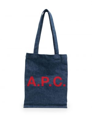 Shoppingbag A.p.c. blå