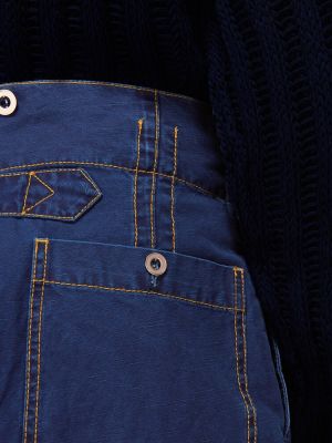 Voľné džínsy s rovným strihom Maison Margiela modrá
