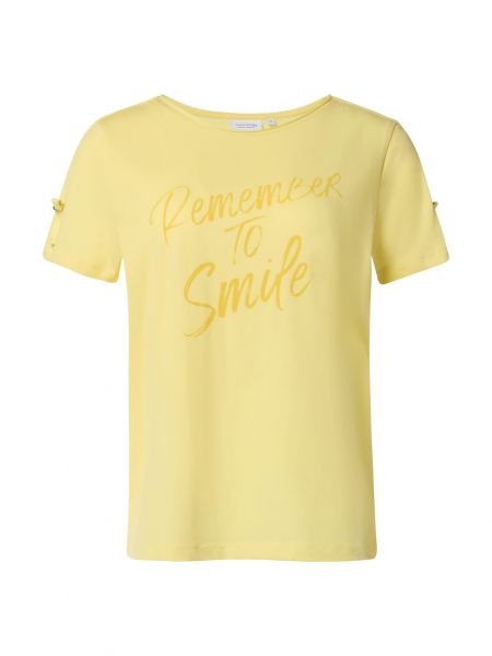T-shirt Comma Casual Identity jaune