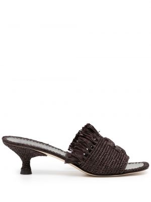 Mules Tory Burch brun