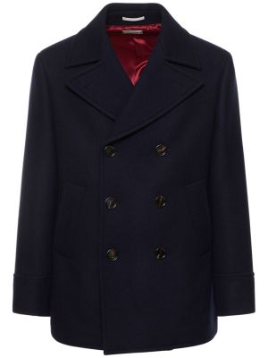 Μάλλινο παλτό κασμίρ Brunello Cucinelli