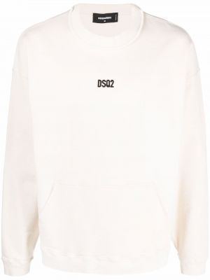 Sweatshirt mit rundem ausschnitt Dsquared2 weiß