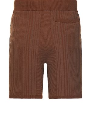 Pantalones cortos de punto Wao marrón