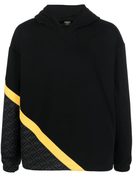 Pamučna dugi sweatshirt s printom Fendi