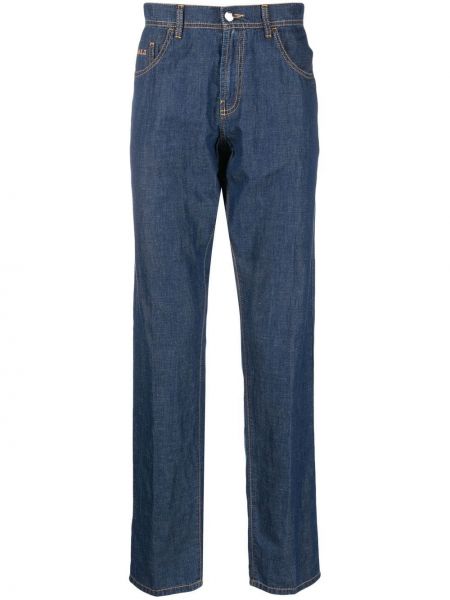Bootcut jeans ausgestellt Canali blau