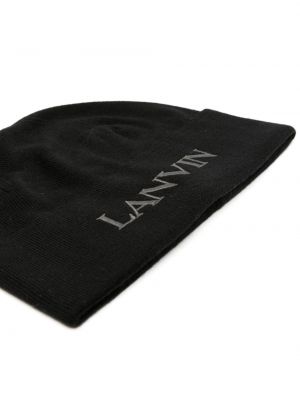 Woll mütze mit stickerei Lanvin