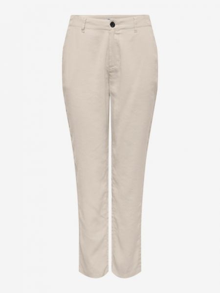 Pantaloni Only alb