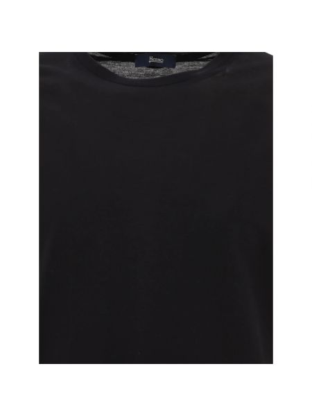 Camiseta de algodón de tela jersey de crepé Herno