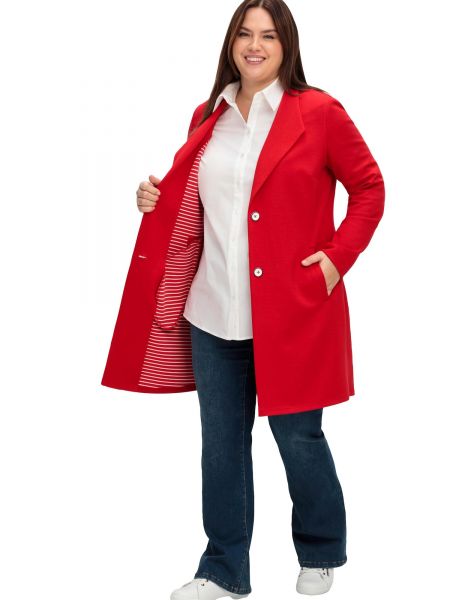 Kabát Sheego piros