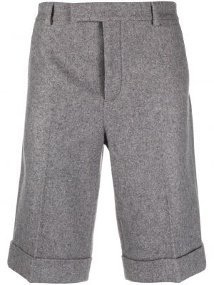 Shorts en cachemire Gucci gris