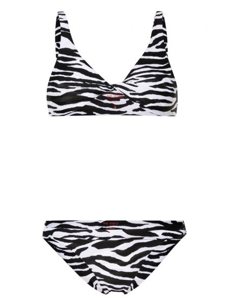 Bikini s printom sa zebra printom The Attico
